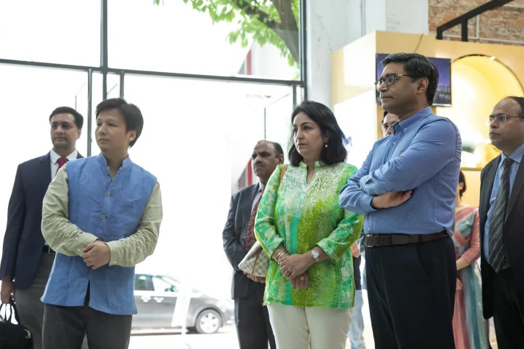 印度驻中国大使唐勇胜到访艾扬格瑜伽学院参观考察